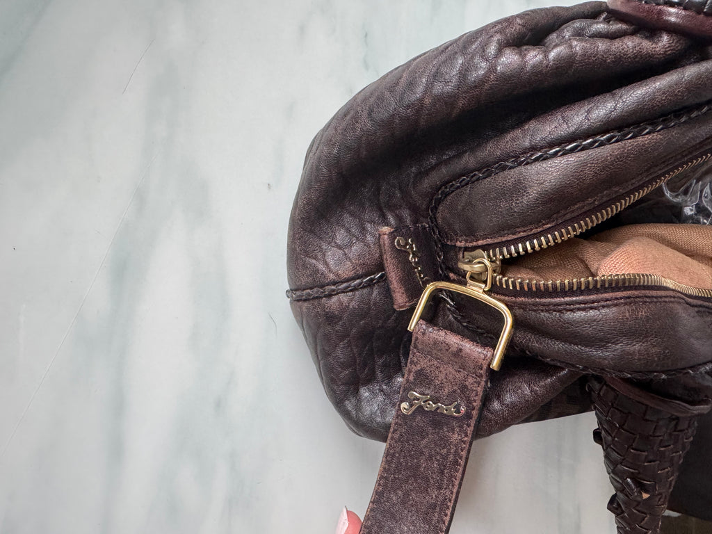 Vintage Fendi Spy Zucca Canvas Bag