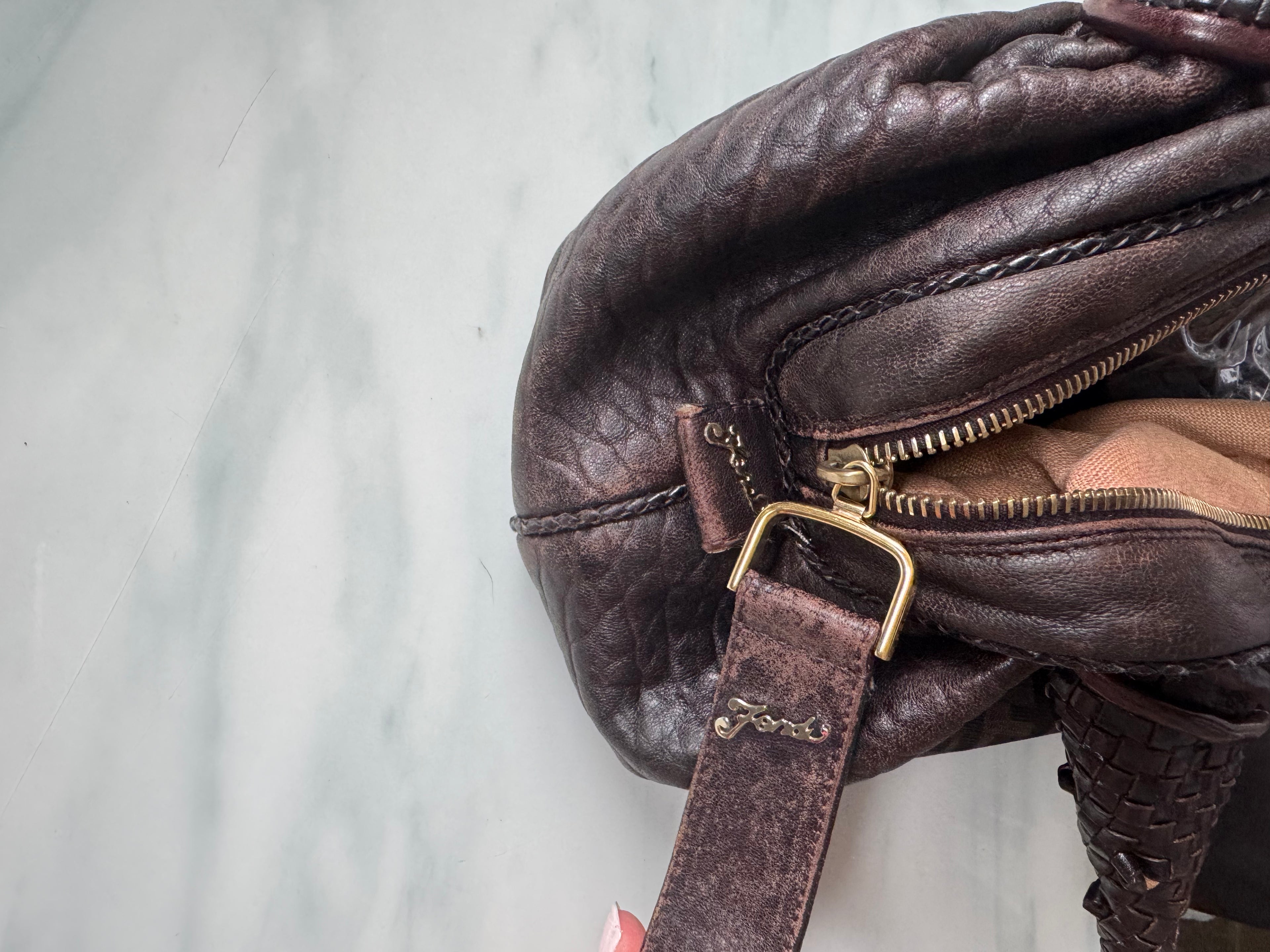 Vintage Fendi Spy Zucca Canvas Bag