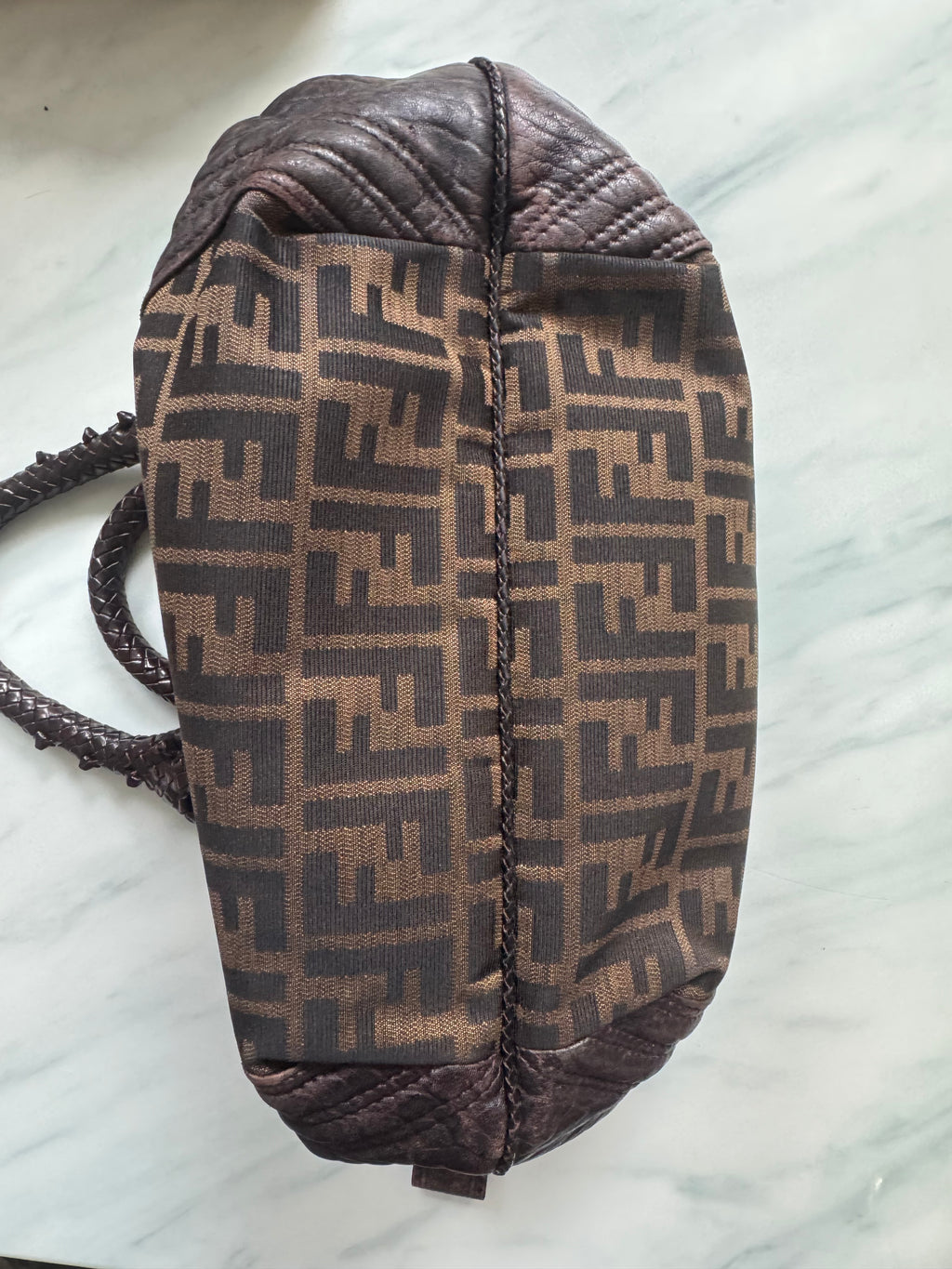 Vintage Fendi Spy Zucca Canvas Bag