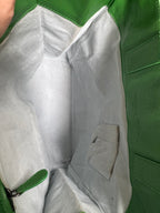 Vintage Bottega Veneta Leather Green Hand Bag