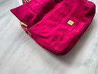 Vintage Fuchsia Fendi Suede Bag