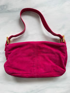 Vintage Fuchsia Fendi Suede Bag
