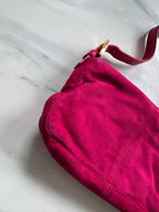 Vintage Fuchsia Fendi Suede Bag