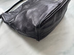 Vintage Fendi Leather Mamma Shoulder Bag in Black