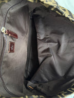 Vintage Fendi Zucca Canvas Tote Bag Nylon Brown