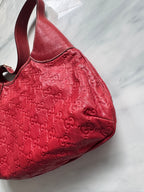 Vintage Gucci Red Leather Bag