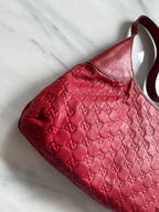 Vintage Gucci Red Leather Bag