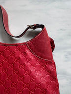Vintage Gucci Red Leather Bag