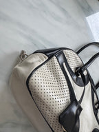 Vintage Prada 2000's Vitello Bowling Bag