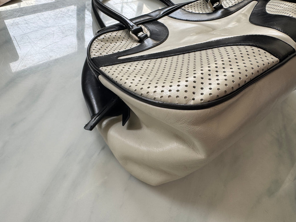 Vintage Prada 2000's Vitello Bowling Bag