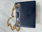 Vintage Tiffany & Co Navy Blue Chain Shoulder Bag