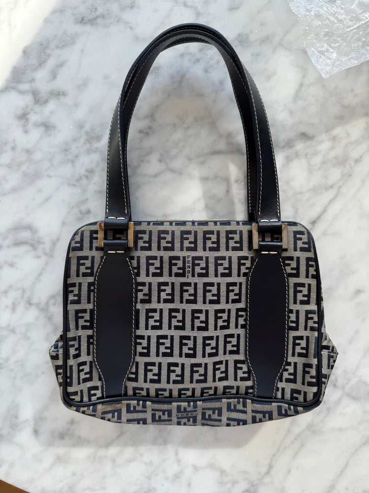 Vintage Fendi Zucchino Shoulder Bag