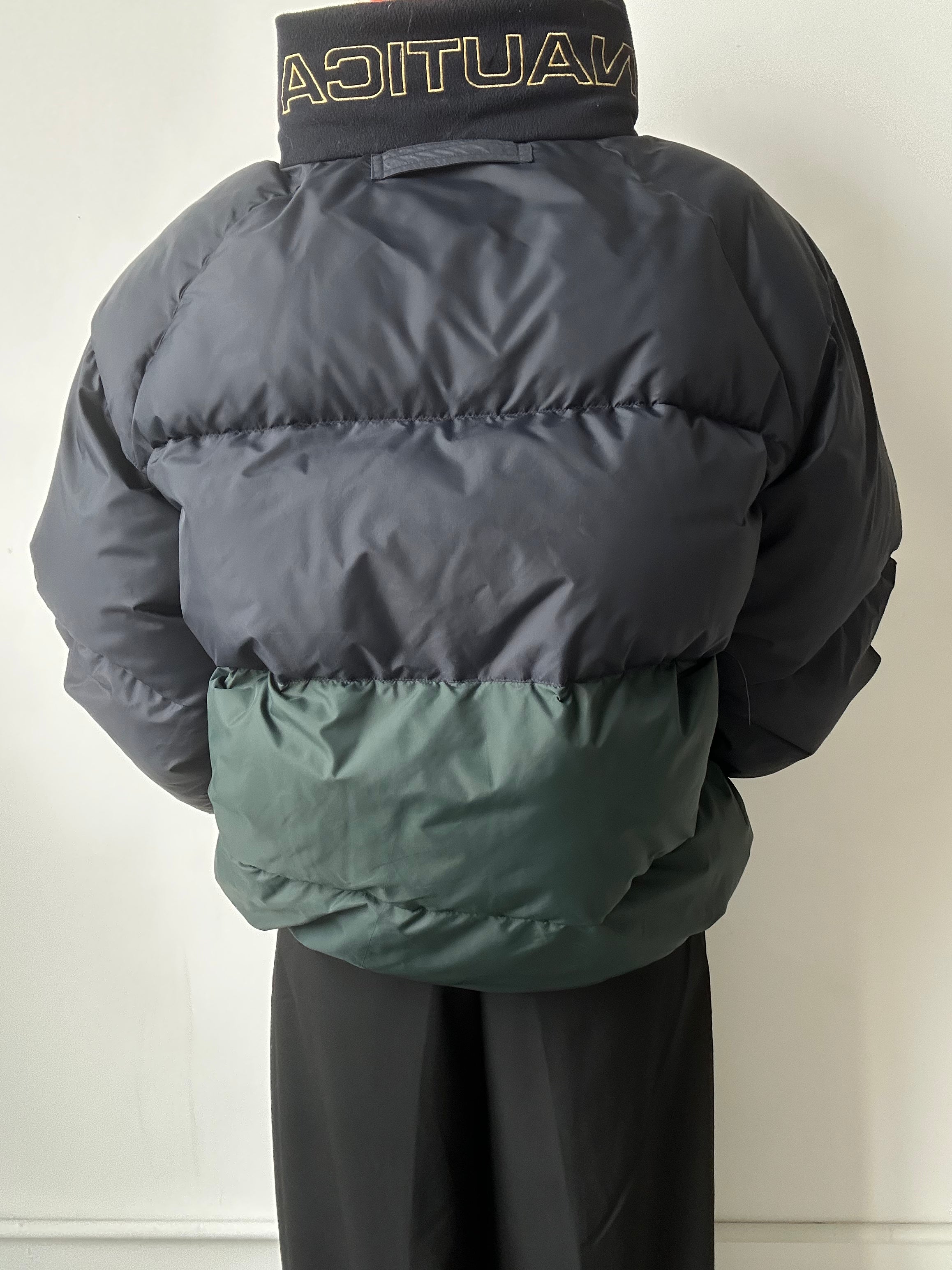Vintage Reversible Green Black Watch Plaid Bomber Jacket Size Large
