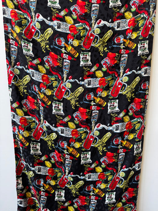 Vintage Bloody Mary-Themed Scarf