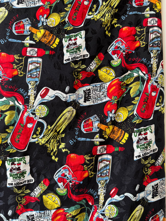 Vintage Bloody Mary-Themed Scarf