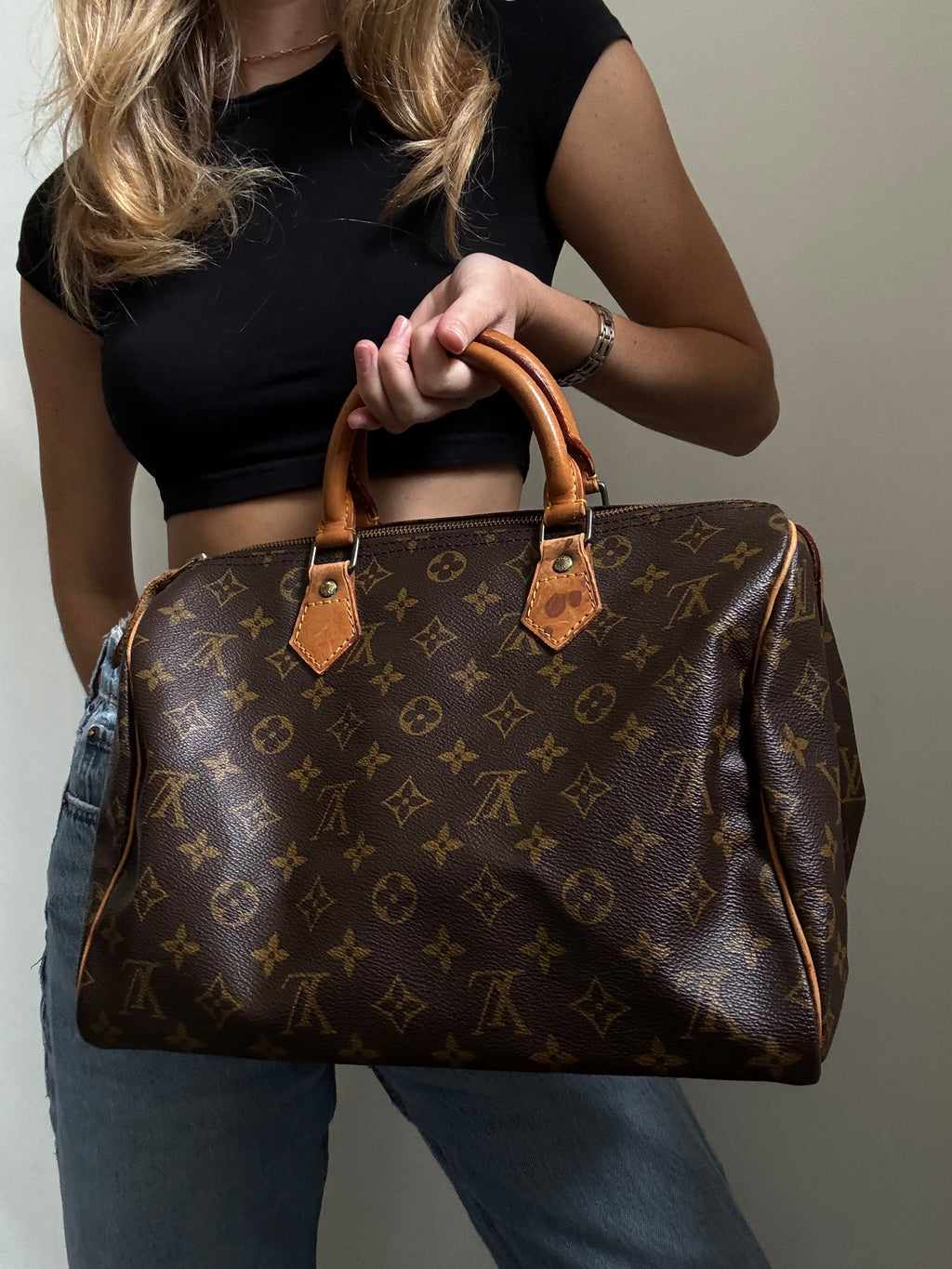Vintage Louis Vuitton Speedy 30 Bag