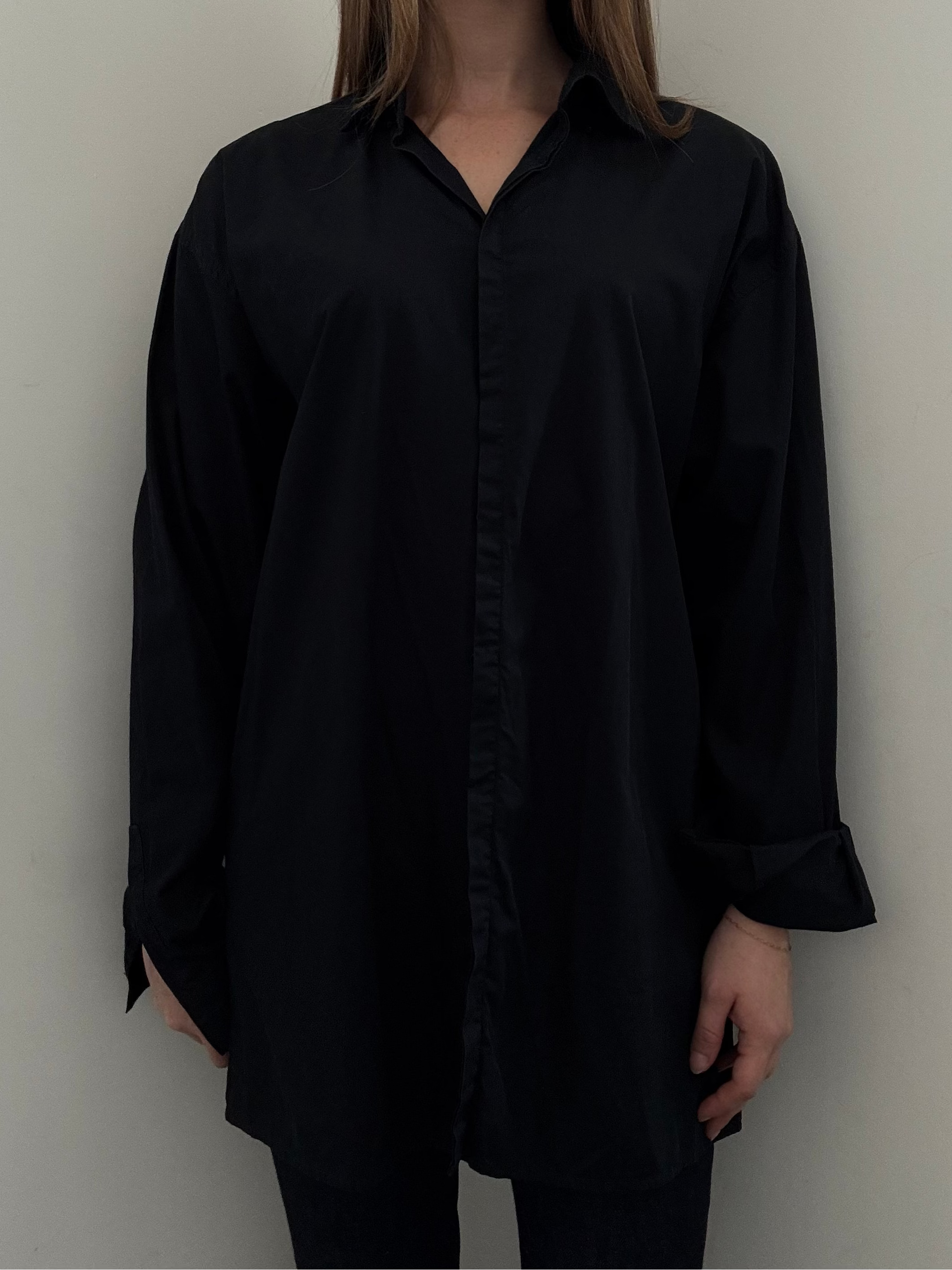 Vintage Versace Black Button-Up Size Large