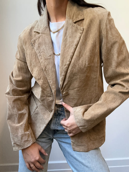 Vintage Light Tan Blazer Size 4