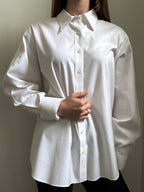 Vintage White Classic Button Up Size Large