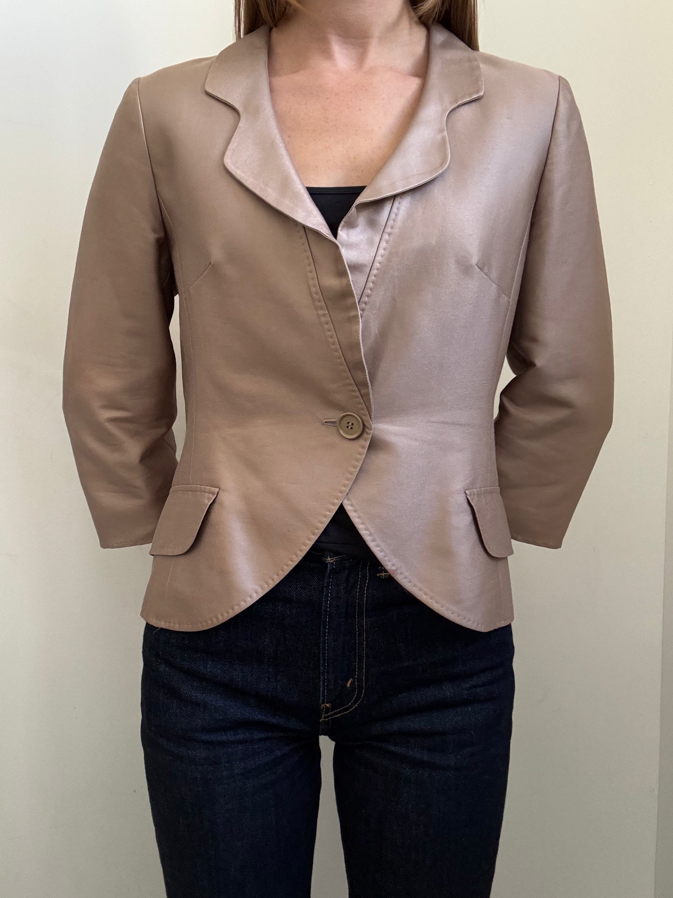 Vintage Max Mara Single-Button Blazer Jacket Size Large