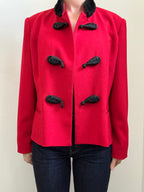 Vintage Red Statement Blazer Size Large