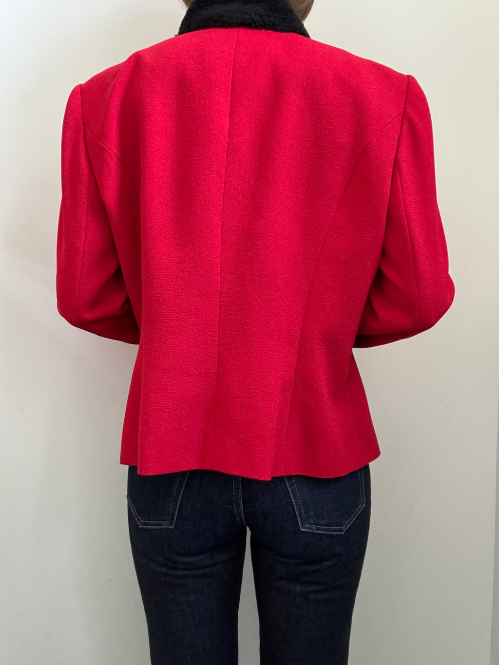 Vintage Red Statement Blazer Size Large