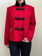 Vintage Red Statement Blazer Size Large
