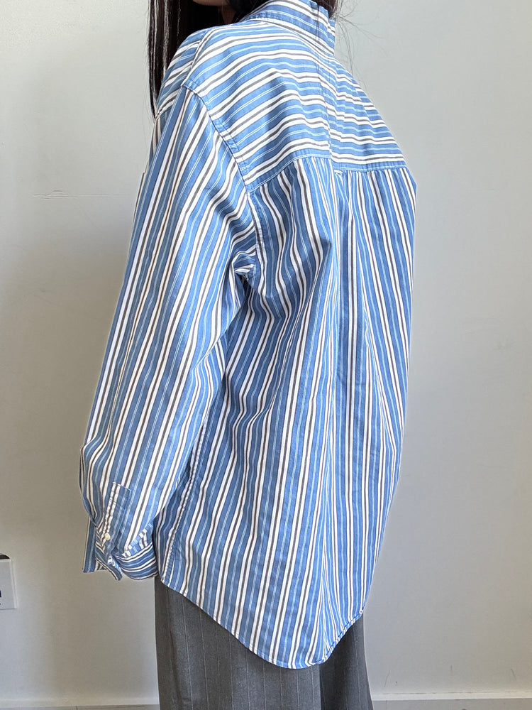 Vintage Chaps Striped Button-Down Size Large