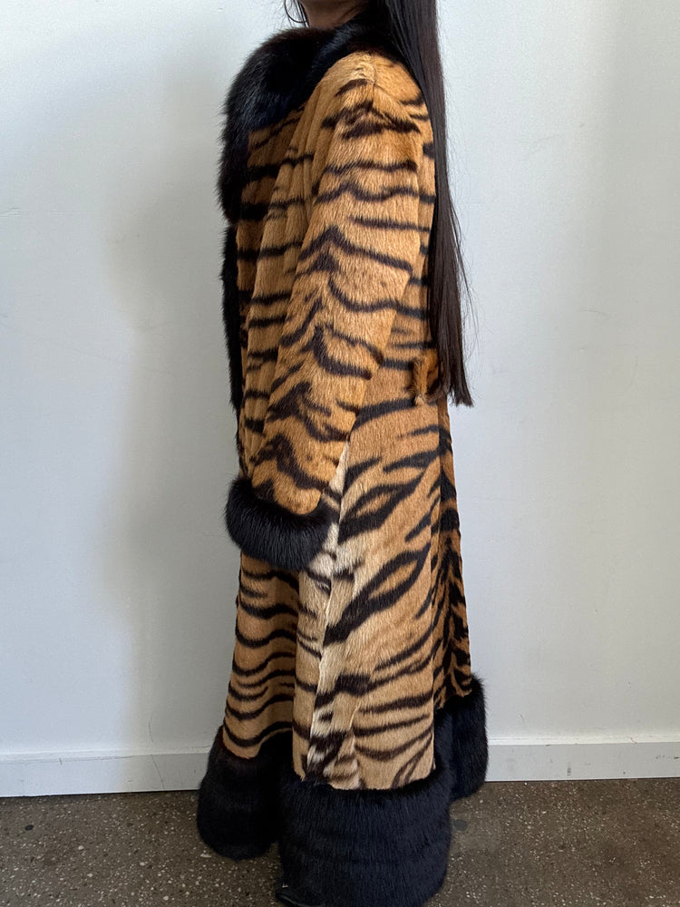 Vintage One of a Kind Mink Fur Coat Size XS