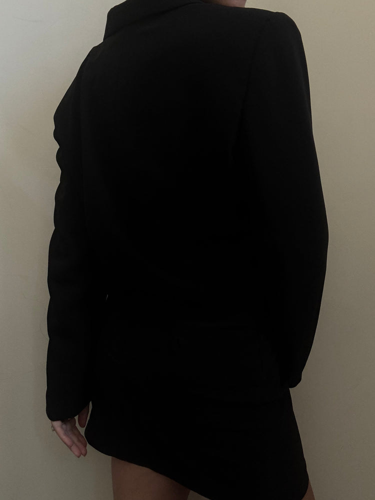 Vintage Black Reworked Blazer Size Medium