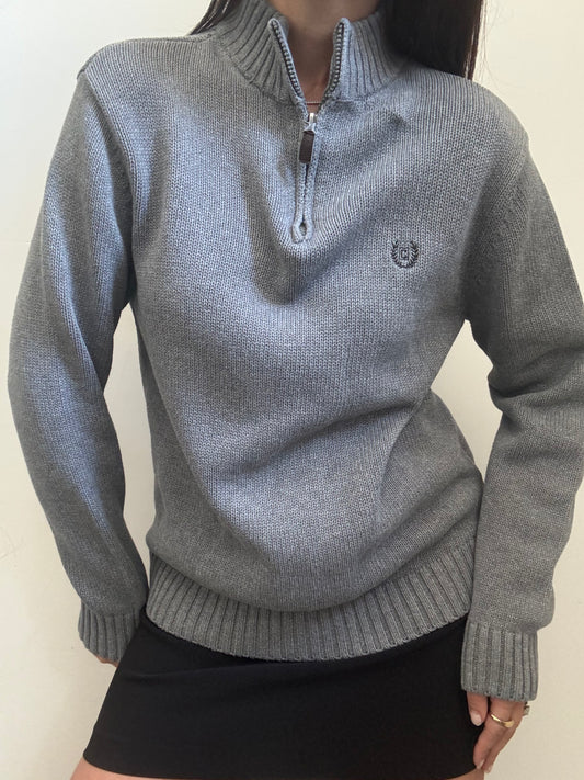 Vintage Chaps Quarter Zip Sweater Size Medium