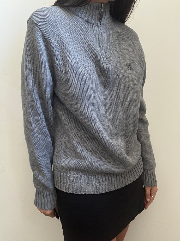 Vintage Chaps Quarter Zip Sweater Size Medium