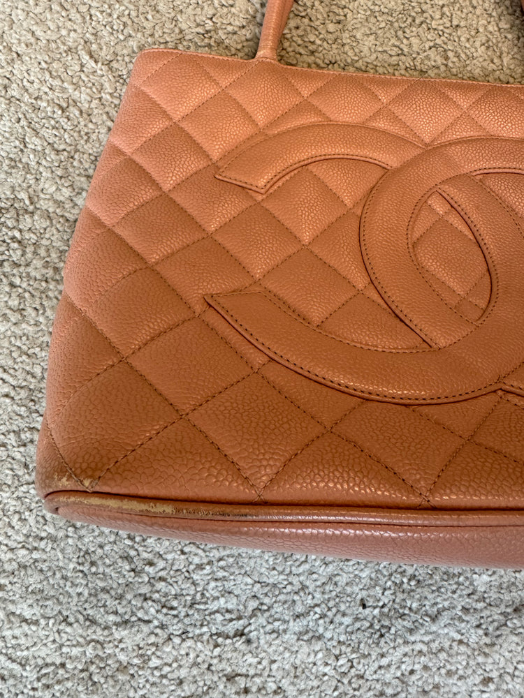 Vintage Chanel Top Handle Bag in Pink