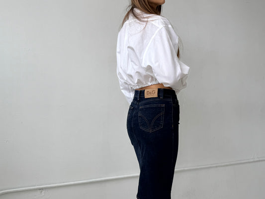 Vintage Dolce Gabbana Denim Skirt Size XS