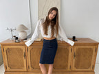 Vintage Dolce Gabbana Denim Skirt Size XS