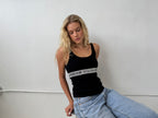 Vintage 2005 Dolce Gabbana Crystal Tank Top Size M