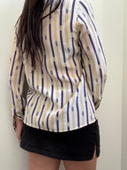 Vintage Ferragamo Silk Button-Down Blouse Size Small
