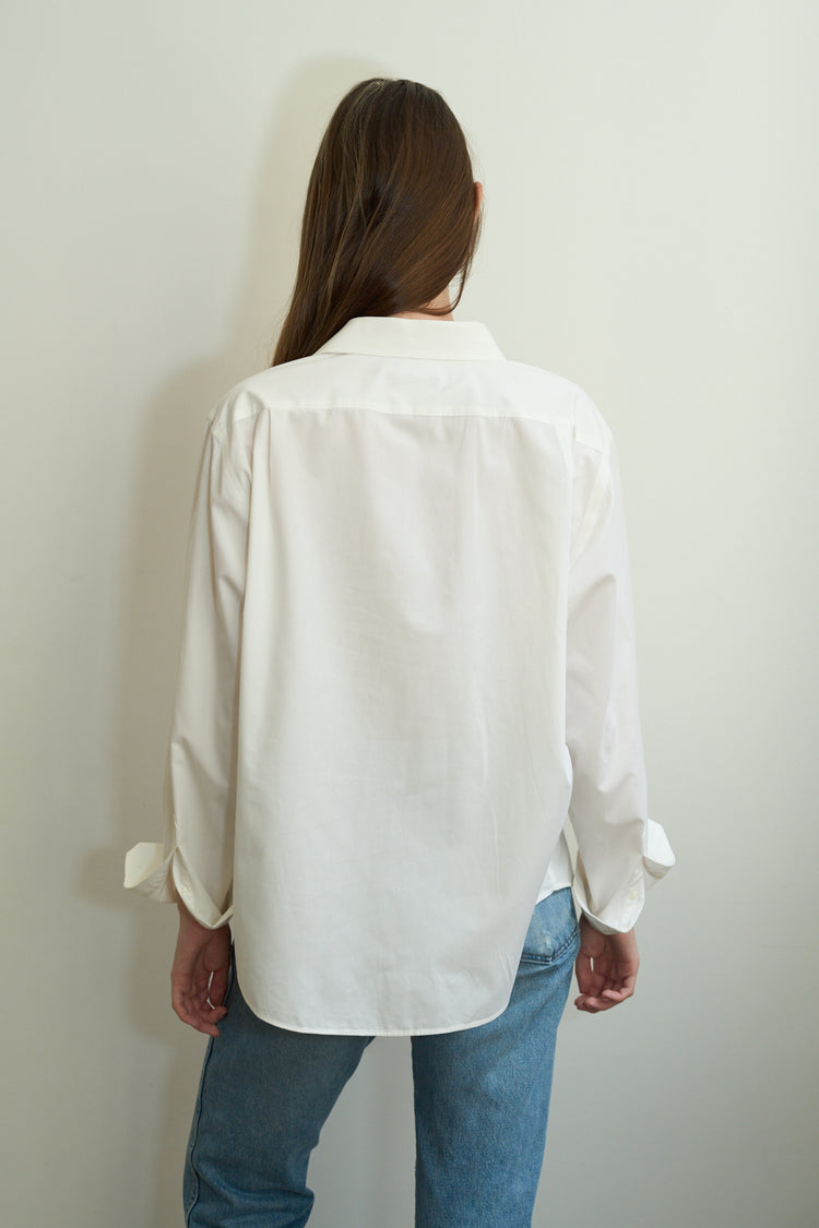 Vintage White Button Up Size M