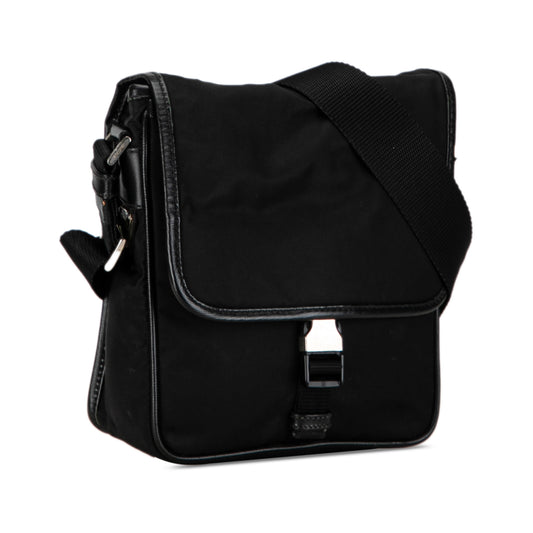 Vintage Prada Tessuto Buckle Messenger Bag