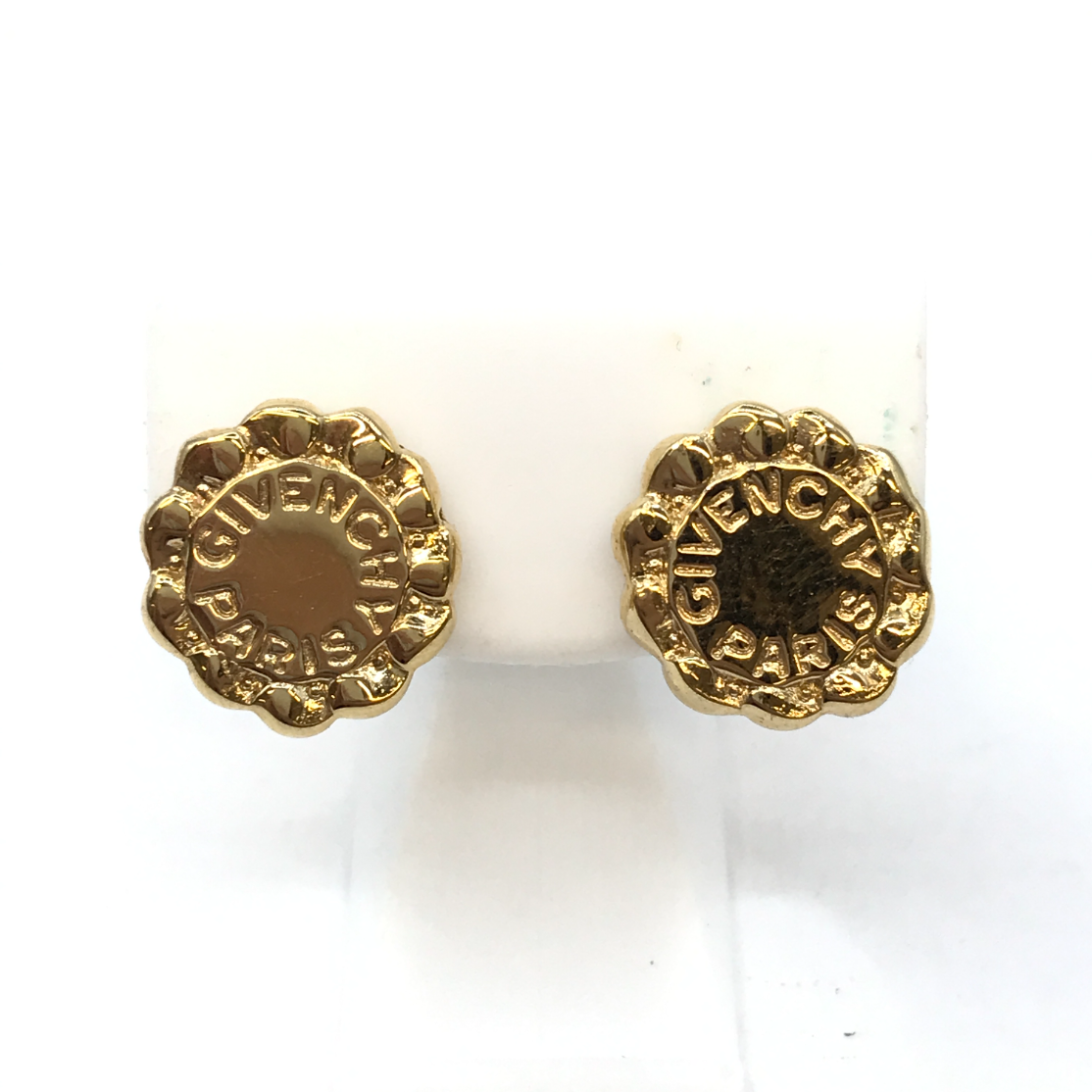 Vintage 1990s Givenchy Gold Earrings