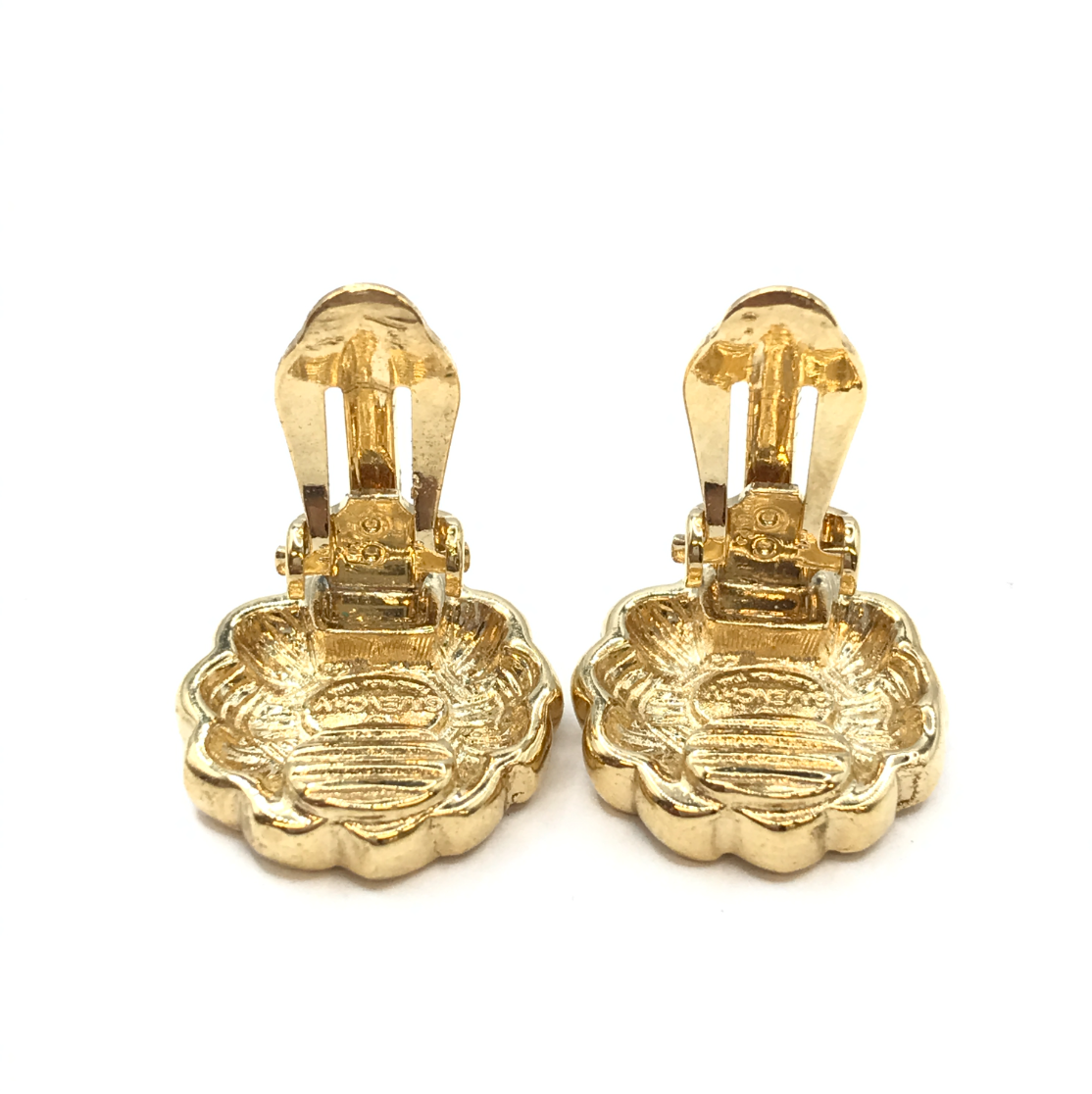 Vintage 1990s Givenchy Gold Earrings