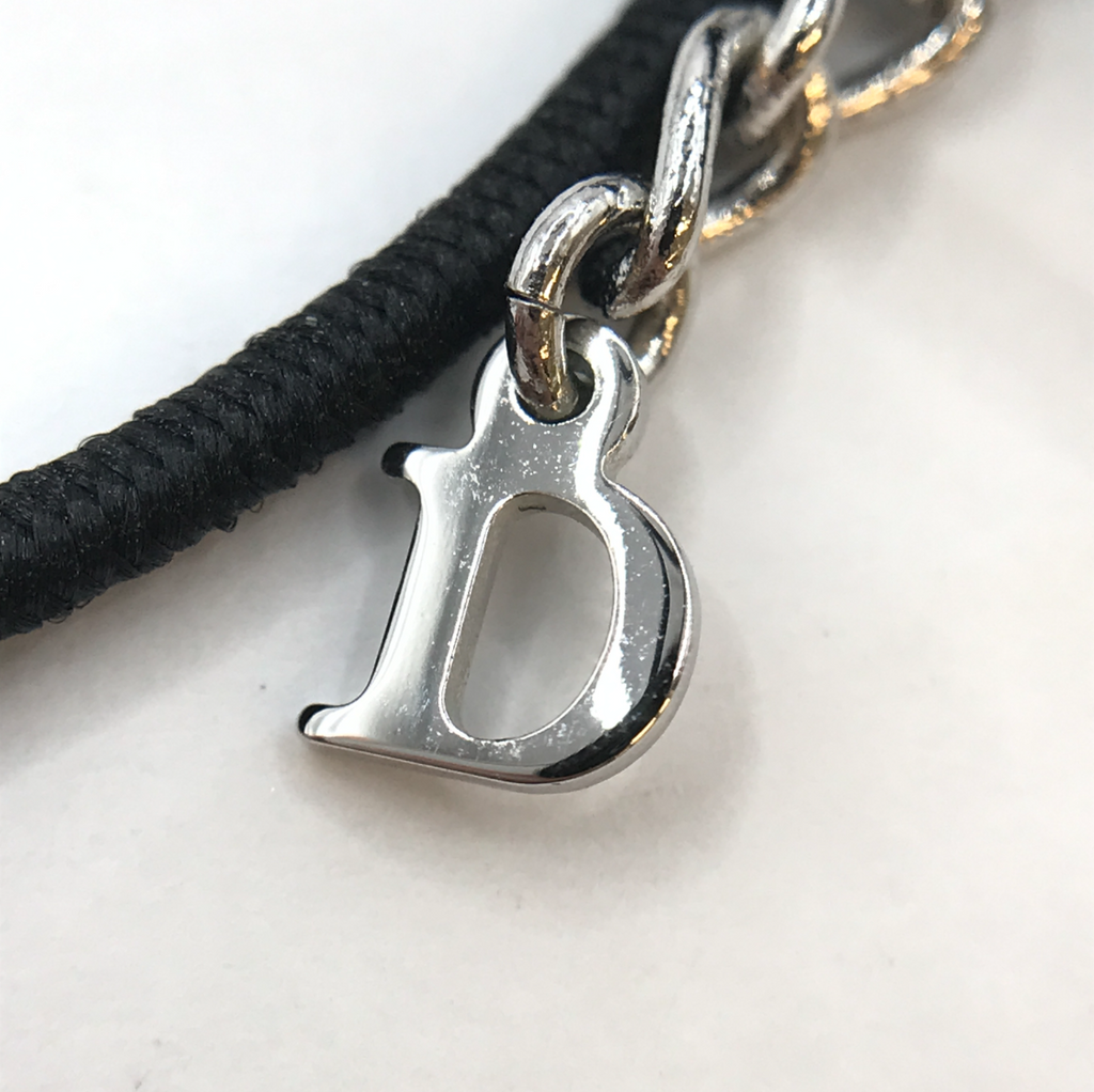 Vintage 2000s Black Dior Choker