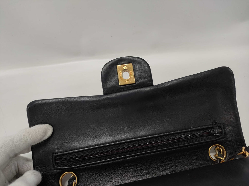 Vintage 1989-1991 Black Chanel Flap Bag