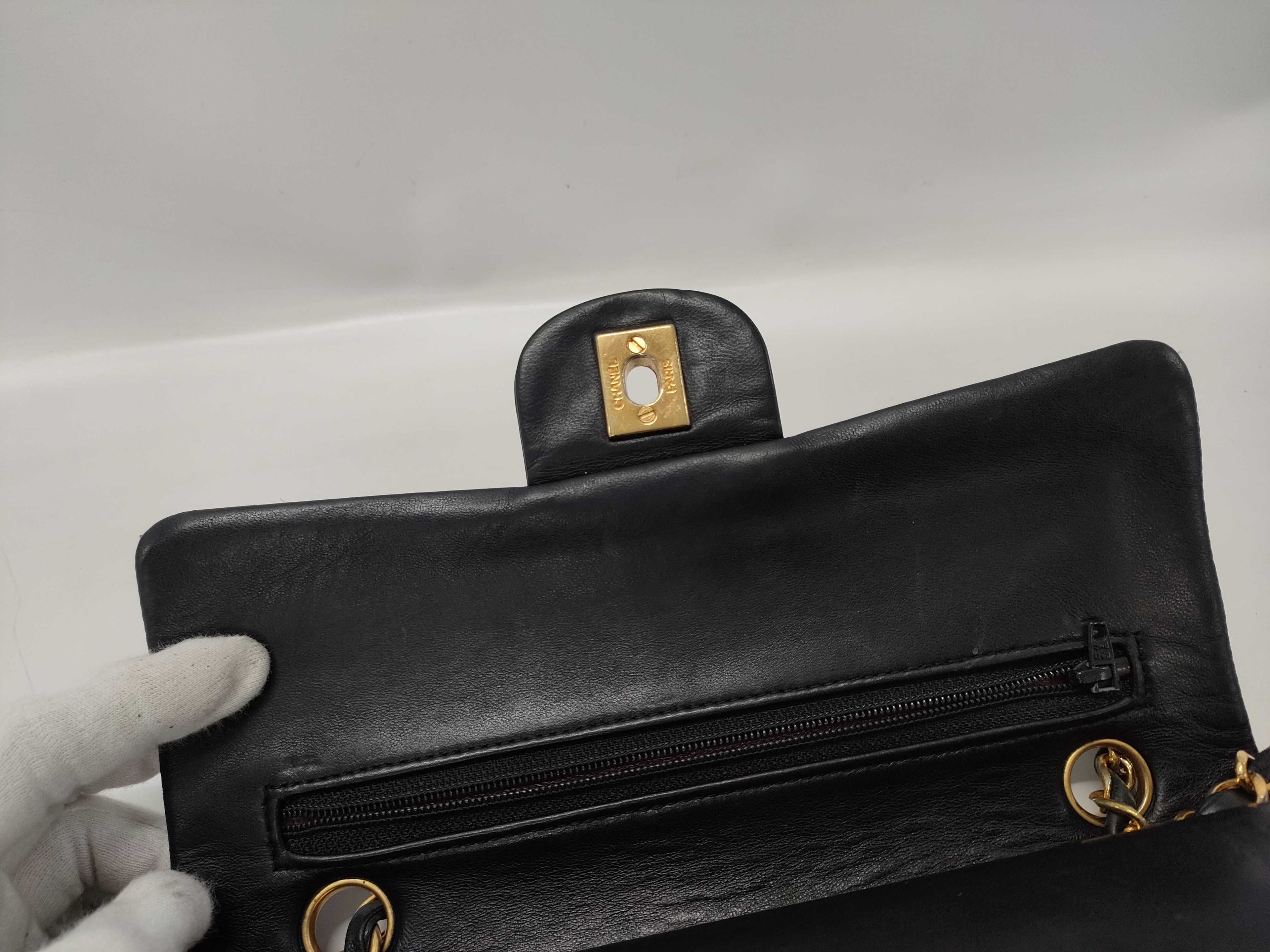 Vintage 1989-1991 Black Chanel Flap Bag