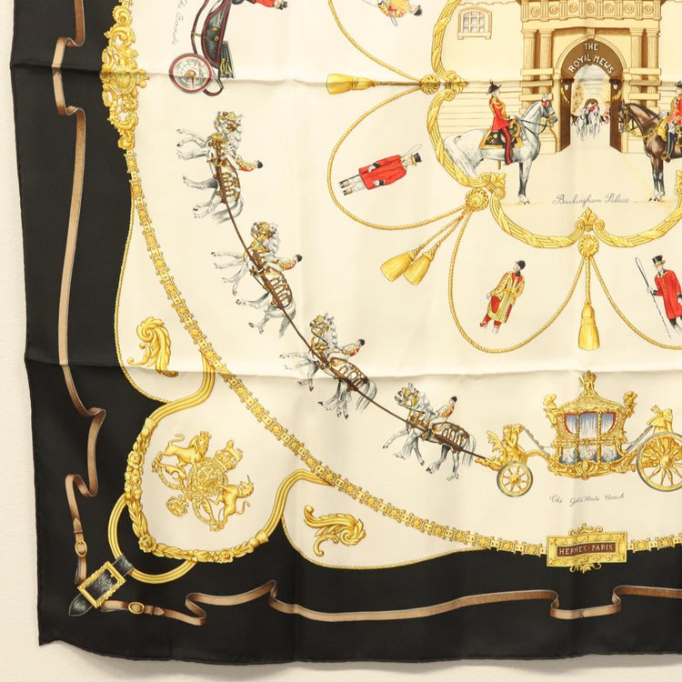 Vintage Hermes Silk Carre 90 Scarf