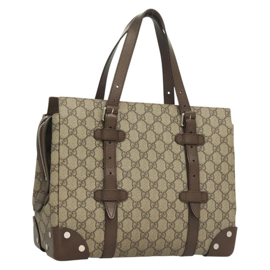 Beige Gucci GG Supreme Hand Bag