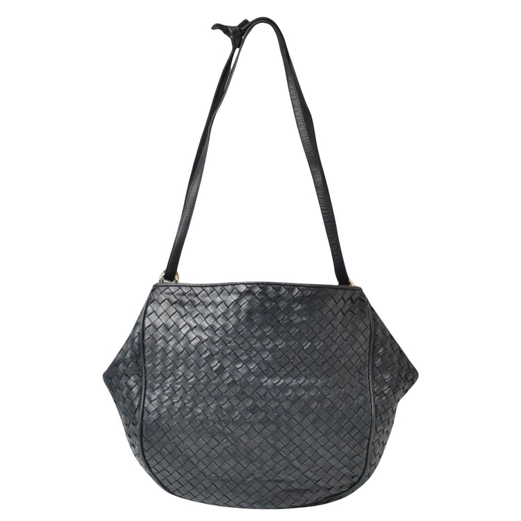 Vintage Bottega Veneta Leather Shopper Bag