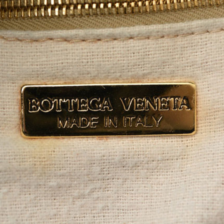 Vintage Bottega Veneta Leather Shopper Bag