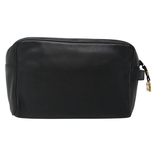 Vintage Loewe Anagram Clutch Bag Leather