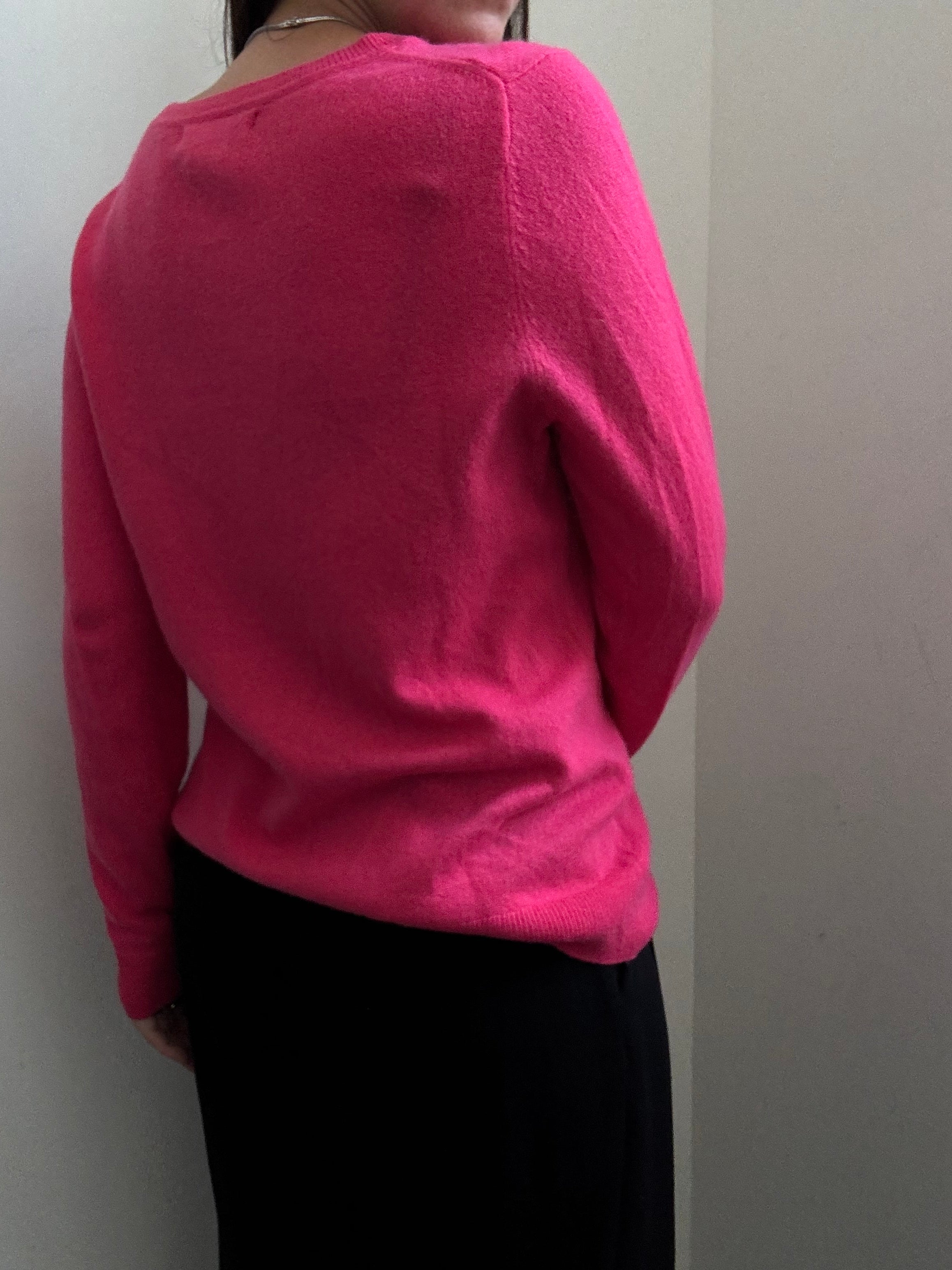 Vintage Pink Cashmere Sweater Size Medium